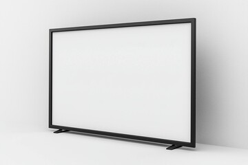 Naklejka premium TV screen mockup on isolated background created with Generative AI