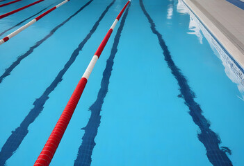 Obraz premium Swimming lanes with water