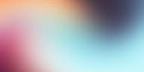 Fototapeta premium Abstract Colored Gradient Background Blurry Grainy Backgrounds For Banner, Poster, Wallpaper, Presentation,
