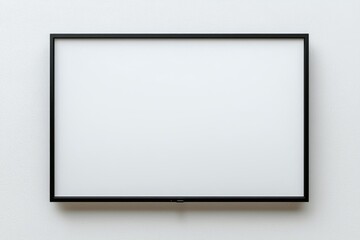 TV screen mockup on isolated background created with Generative AI