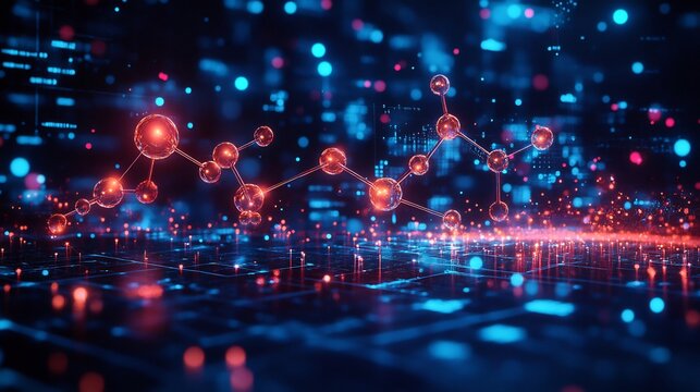 Vector mind map the applications of quantum mechanics in chemistry such as molecular bonding and spectroscopy