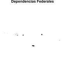 Dependencias Federales state blank outline map