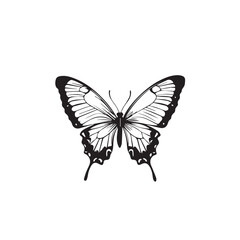 Butterfly in cartoon, doodle style . Image for t-shirt, web, mobile apps and ui. Isolated 2d vector illustration in logo, icon, sketch style, Eps 10, black and white. AI Generative