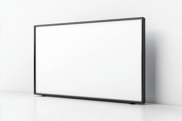 TV screen mockup on isolated background created with Generative AI