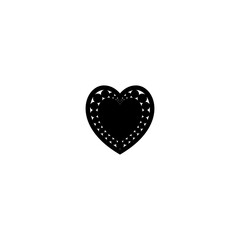 Vector coaster design features intricate heart cutouts perfect for laser cutting from wood, plywood, or metal. Ideal for creating unique, romantic home decor.