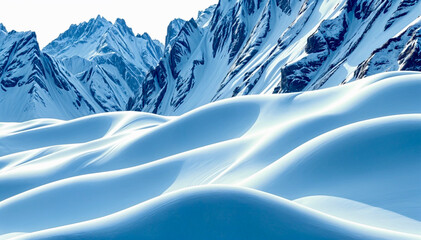 winter mountain landscape
