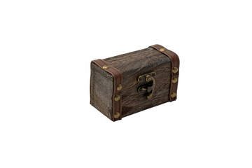 brown box isolated from the background