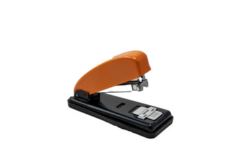 yellow and black stapler isolated from the background