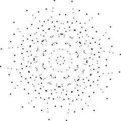 Connected dots abstract design