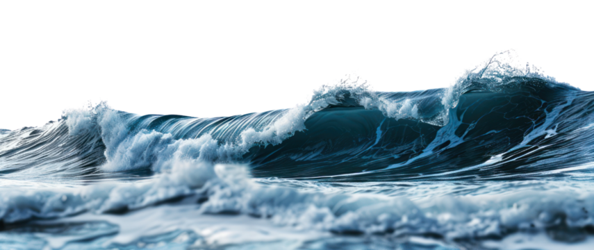 PNG Higher wave border outdoors tsunami nature. - Powered by Adobe