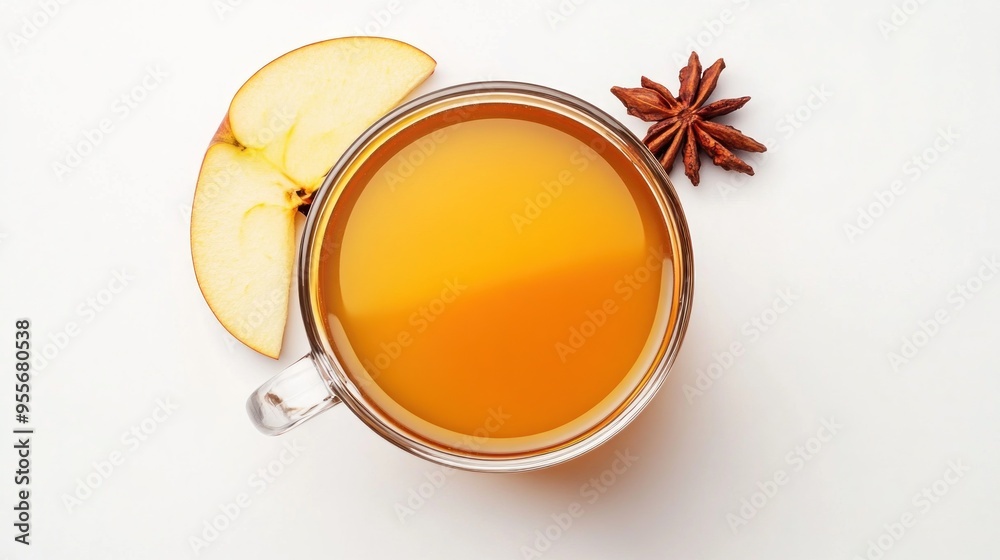 Canvas Prints Warm Apple Cider with Star Anise