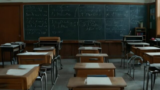 classroom at school , video 