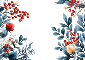 Weihnachtliche Umrandung, made by AI