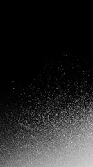 Fototapeta premium Gradient glitter sparkle on a black background creating a starry night effect