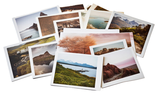 PNG Postcards painting collage art.