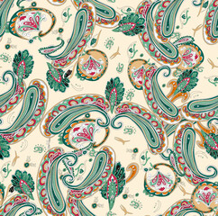 Paisley Pattern For Fabric Fashion
