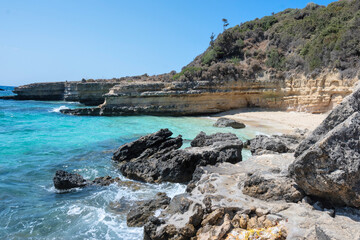 Amazing view of Pessada Beach, Cephalonia, Greece