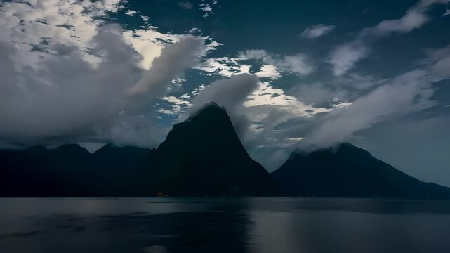 The Pitons time lapse