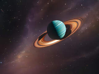 Naklejka premium planets and stars