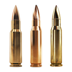 Bullets Set on Transparent Background