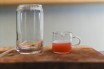 glass of water