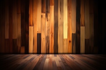 wooden wall and floor
