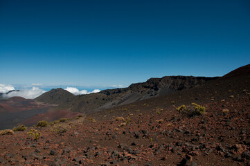 Haleakala National Park Crater with Clouds