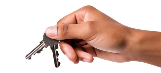 PNG Key holding hand white background.