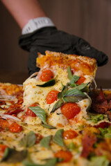 pizza, fotógrafo proficional brasilia comidas alimentos produtos, food, dessert, pie, isolated, baked, sweet, meal, cheese, cake, white, snack, delicious, pastry, crust, plate, tasty, fruit, pancake, 