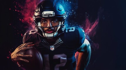Dynamic Football Player Illustration