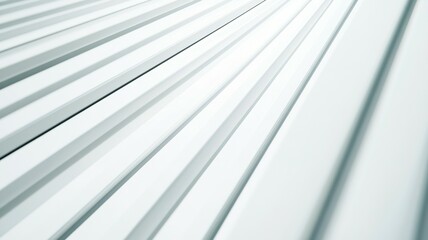 Obraz premium Abstract White Stripes Converging in the Distance