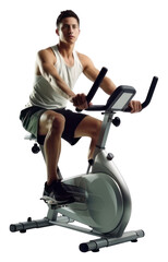 Fototapeta premium PNG Gym vehicle cycling sports.