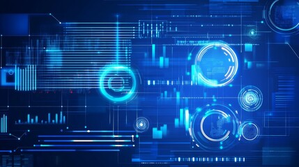 Abstract Digital Technology Background