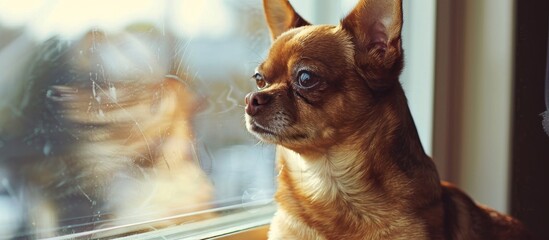 Plakat Chiwawa Waiting For Owner At The Window