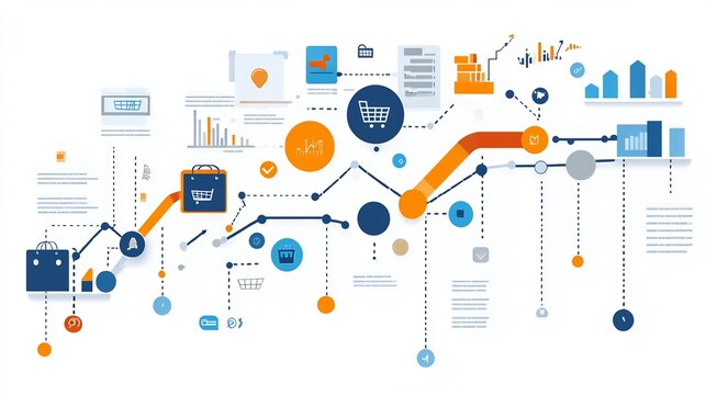 Ecommerce strategy roadmap customer acquisition phases marketing tactics and sales goals