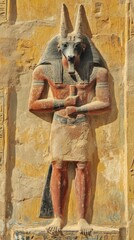 Ancient Egyptian God Anubis Statue