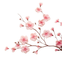 PNG Little sakura flower backgrounds blossom pattern.