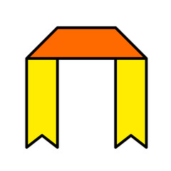 Ribbon Banner Decoration