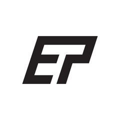 Obraz premium initial ep letter logo vector icon illustration