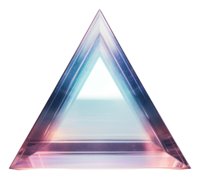 PNG Triangle shape single object illuminated.