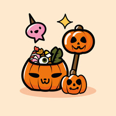 Calabaza Mágica en Noche de Halloween