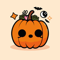 Calabaza Mágica en Noche de Halloween