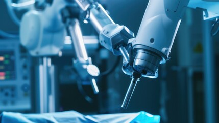 Surgical Robot Arm in Operating Room