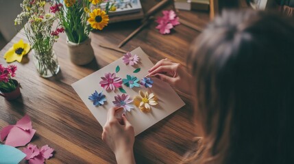 Creative Paper Flower Crafting