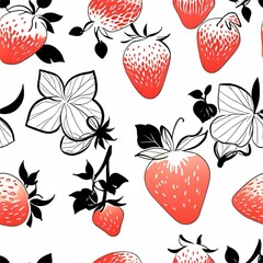 Isolated fruit Sketches