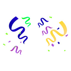 Colorful confetti background for festival decoration