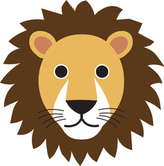 Lion vector image - lion face
