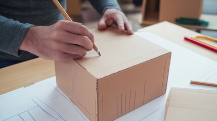 Crafting a Cardboard Box