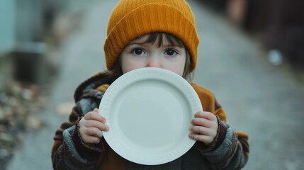 Child with Empty Plate