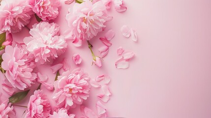 Stunning Pink Flower Beam Teacher's Day Display Board Background: A Lovely and Heartfelt Visual. Showcasing Appreciation and Celebration